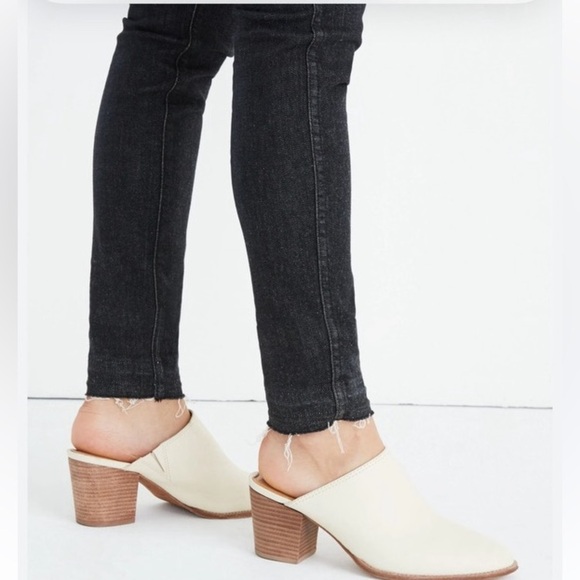 Madewell Harper Mule Leather Shoes - Picture 1 of 8